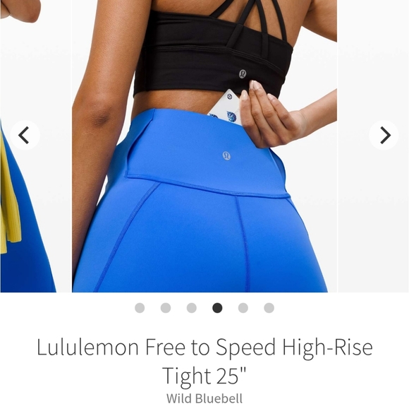 Lululemon Athletica Wild Bluebell High-Rise Leggings - Picture 1 of 9